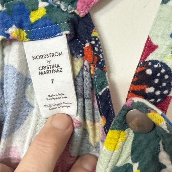 Nordstrom Floral Kids Overalls - Multicolor - Picture 3 of 3